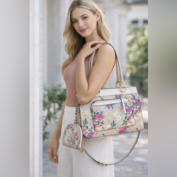 Aldo Handbags - Also Spring Floral Purse with detachable coin bag